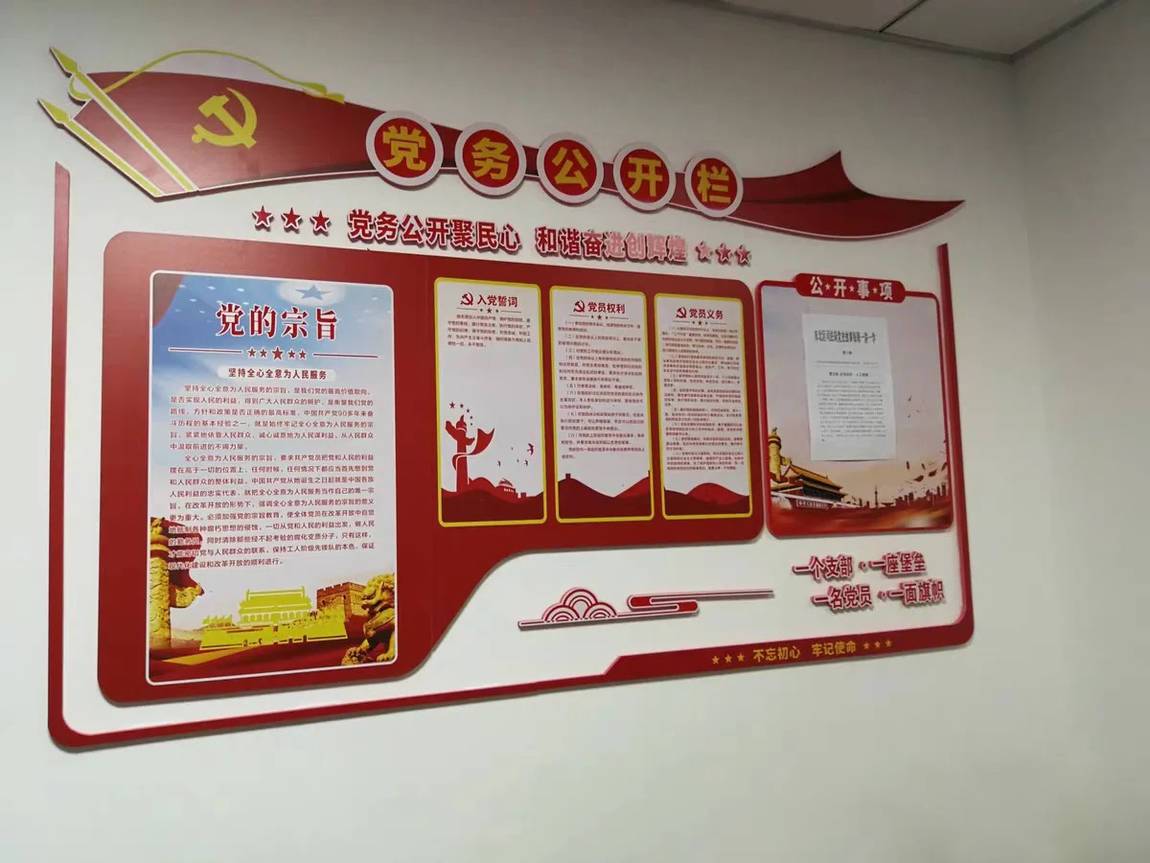 國寶人壽黨建文化墻制作(圖3)