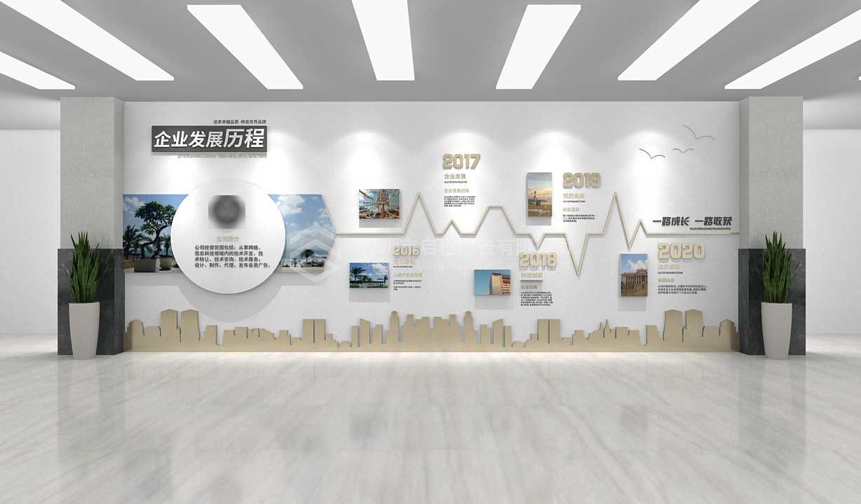 公司企業(yè)文化建設(shè)展示墻設(shè)計(jì)圖片賞析(圖4)