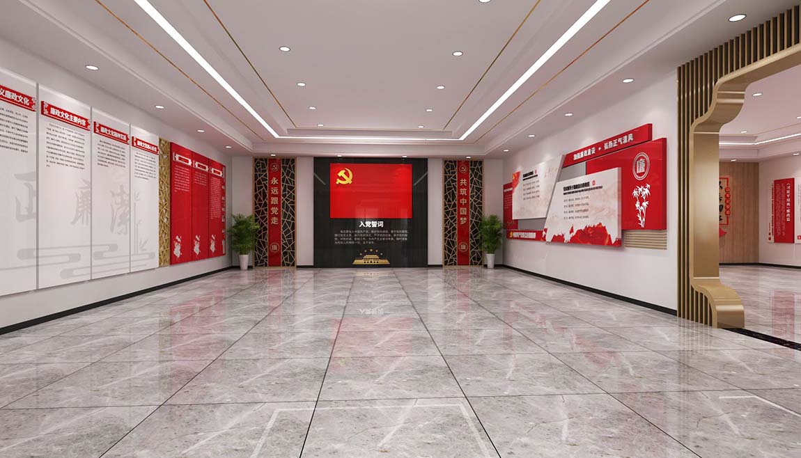 全套中式廉政文化教育館展廳設(shè)計(圖11)