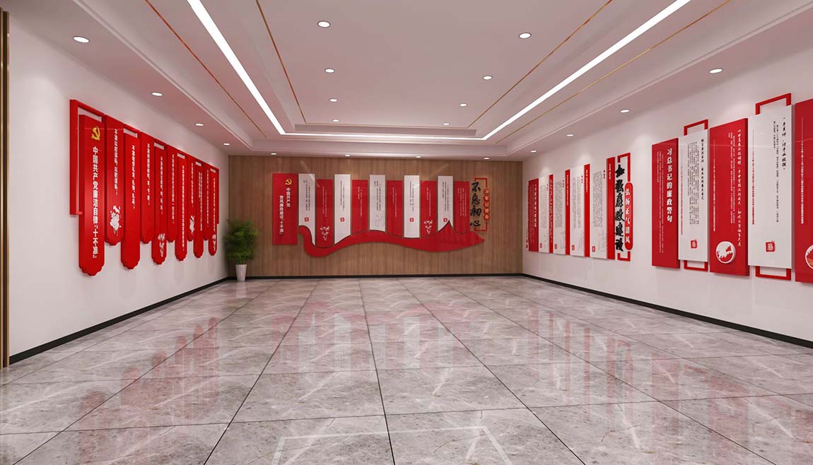 全套中式廉政文化教育館展廳設(shè)計(圖12)