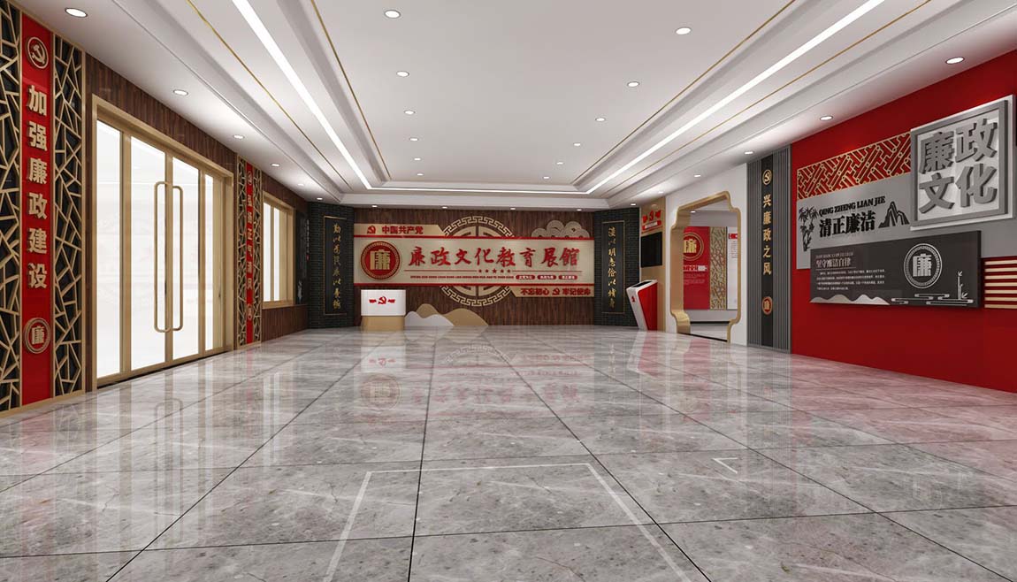 全套中式廉政文化教育館展廳設(shè)計(圖14)