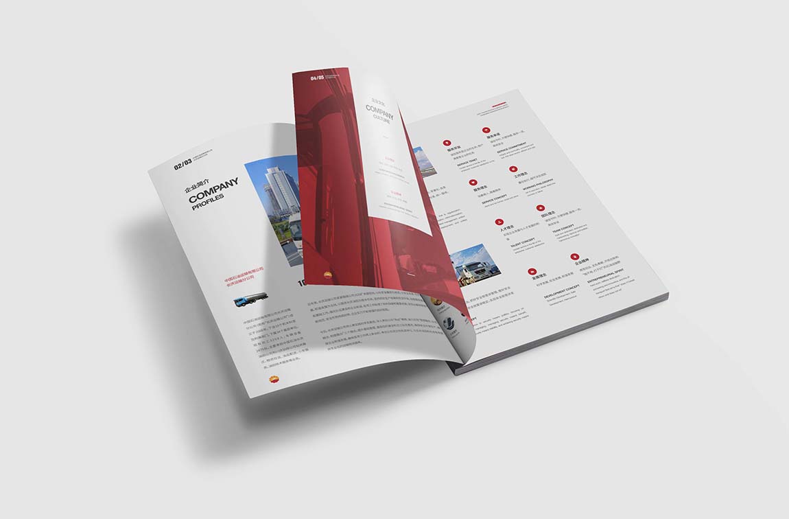 長寧運輸公司企業(yè)宣傳畫冊設(shè)計平面效果圖(圖6)