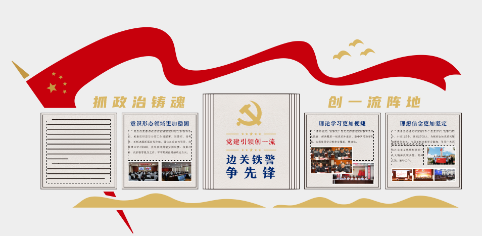 深圳廣告公司如何設(shè)計制作好一個黨建文化墻(圖3)