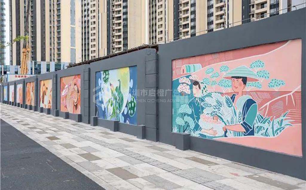 深圳城市文化墻制作應(yīng)該如何去設(shè)計(jì)(圖3)